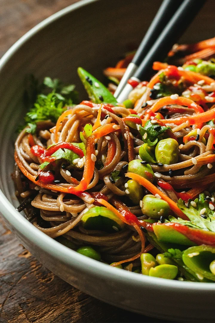 Pork Soba Noodle Stir Fry