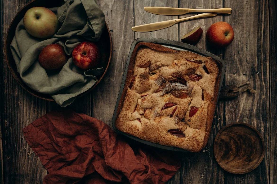 Baked Protein Oats with Apple & Walnuts