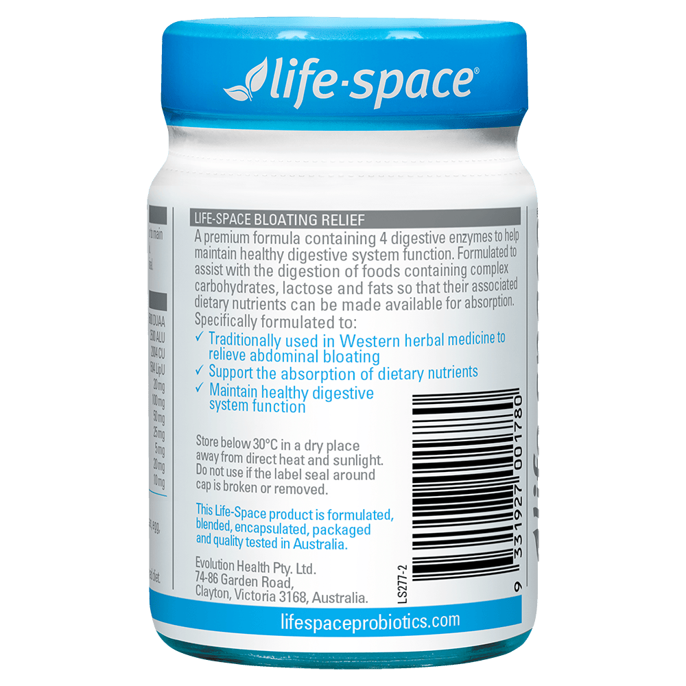 Life-Space Bloating Relief + DigestiveEnzyme