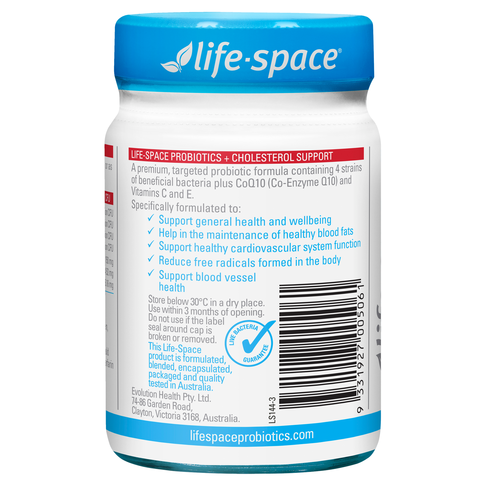 Probiotics+ Cholesterol Support