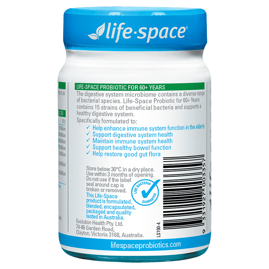 Life-Space Probiotic for 60+ Years