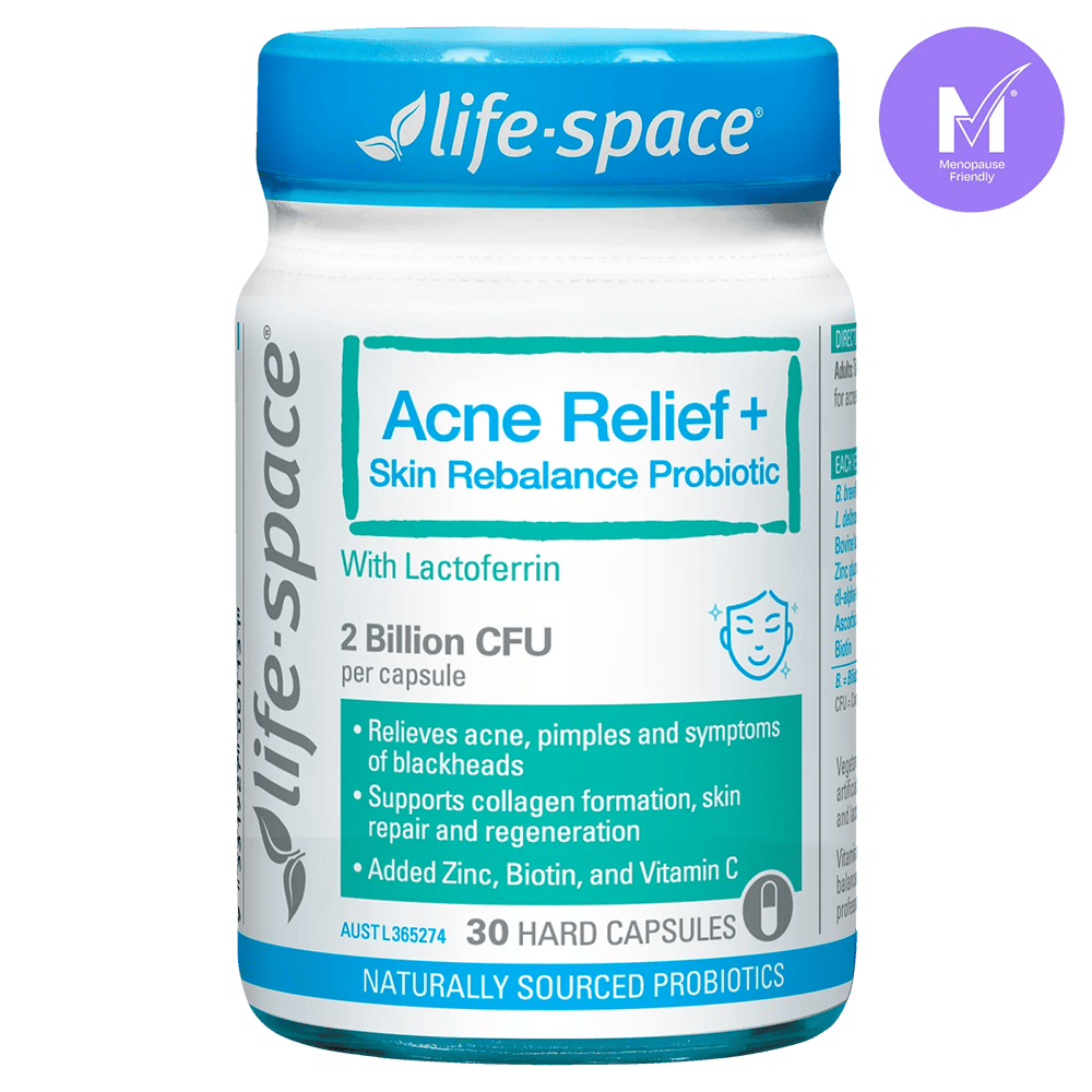 Life-Space Acne Relief+ Skin Rebalance Probiotic 