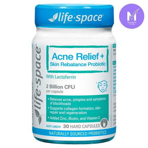 Life-Space Acne Relief+ Skin Rebalance Probiotic 